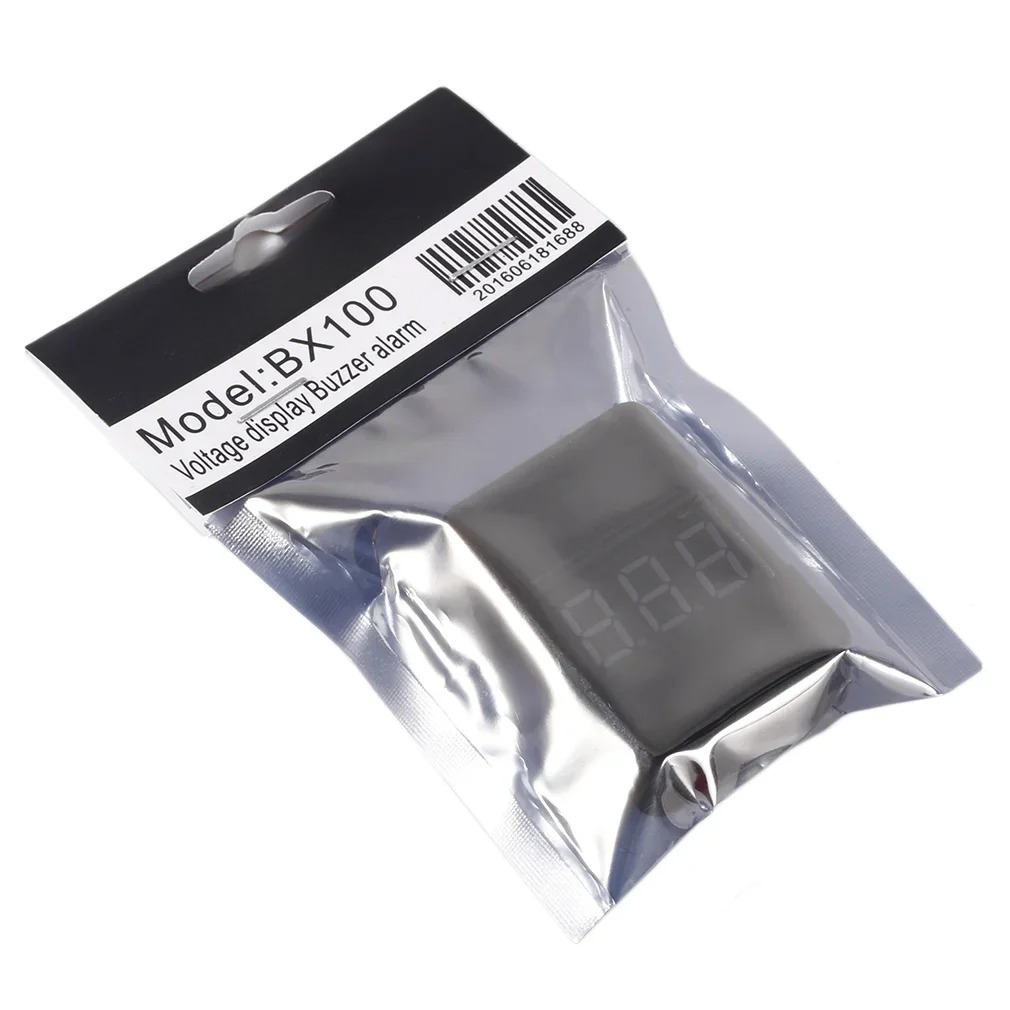 Drone Battery Alarm - BX100 1-8S Тестер напряжения аккумулятора Lipo