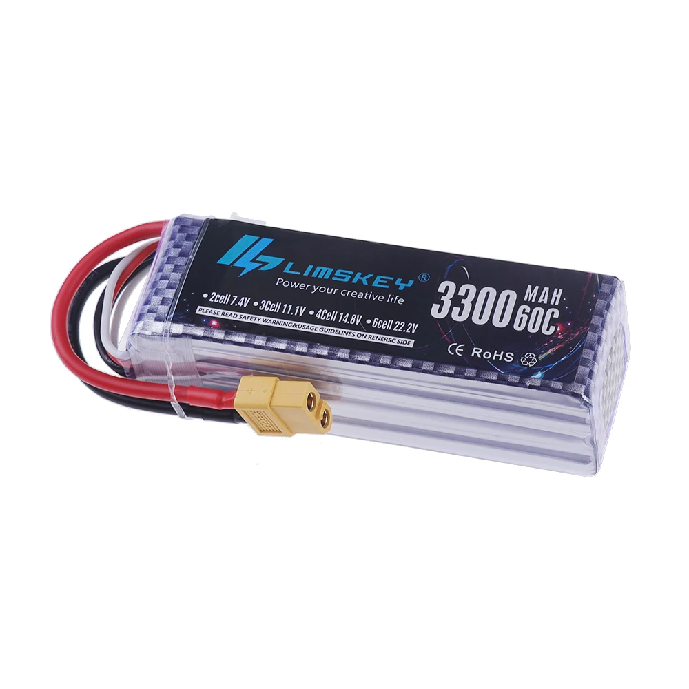 Аккумулятор LiPo 4S 14.8V 3300 – обзор и цена Drone Battery 4S