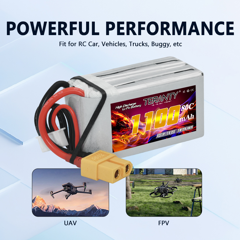 Аккумулятор LiPo TERANTY 4S 11 – обзор и цена Drone Battery 4S