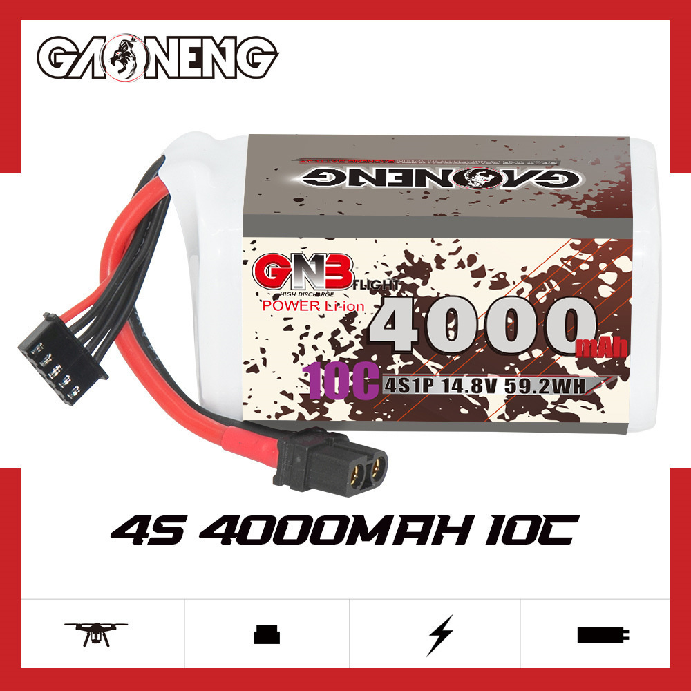 GNB 4000 мАч 4S 14,8 В 10C 20C – обзор и цена Drone Battery 4S
