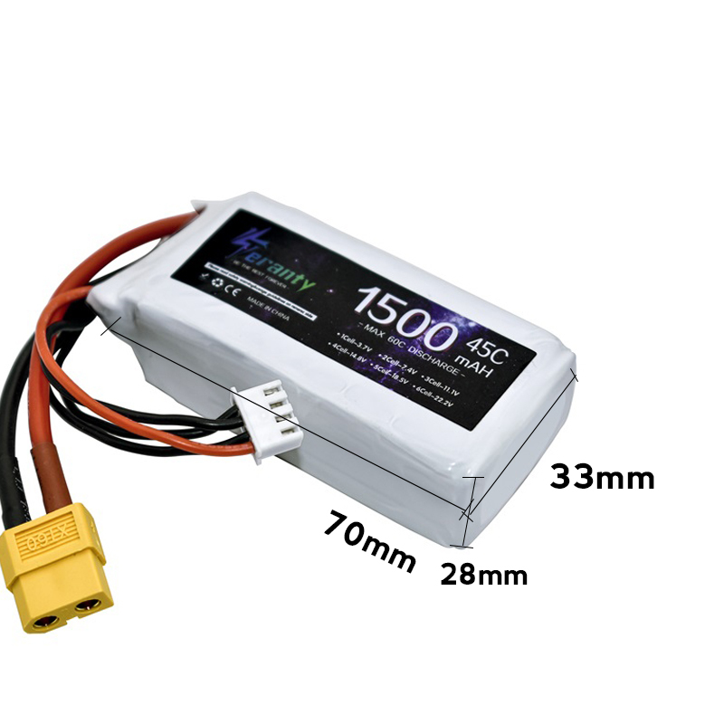 Аккумулятор LiPo TERANTY 3S 45 – обзор и цена Drone Battery 3S