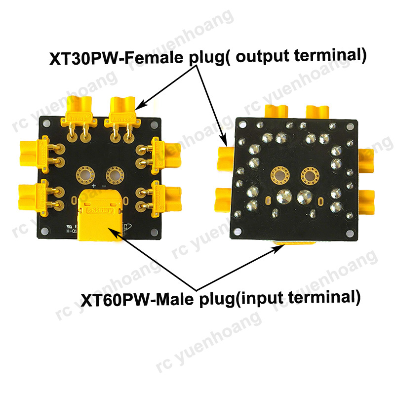 1 шт. XT30PW-гнездовая плата р – обзор и цена Drone Battery Parallel Board