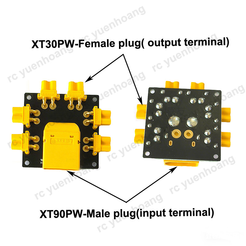 1 шт. XT30PW-гнездовая плата р – обзор и цена Drone Battery Parallel Board