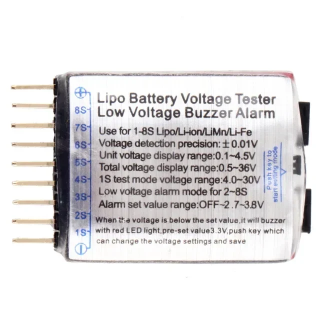 1/2/5 шт. RC дисплей напряжени – обзор и цена Drone Battery Alarm
